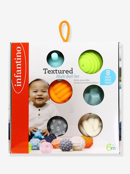 Textured 8 Ball Set, by INFANTINO multicoloured 