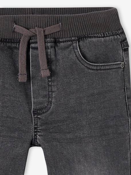 Indestructible Straight Leg Relax Jeans, Easy to Slip On, for Boys denim grey+stone 
