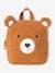 Bear Backpack in Sherpa, for Children dark brown 