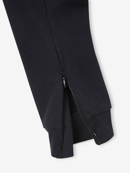 Joggers with Zips on Hems & Carpenter Pockets for Boys black+lichen 