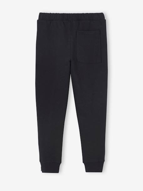 Joggers with Zips on Hems & Carpenter Pockets for Boys black+lichen 