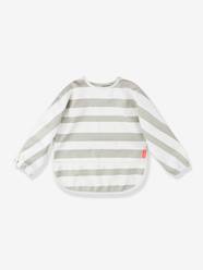 -Bib with Sleeves & Pocket, Stripes by DONE BY DEER