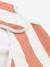 Bib with Sleeves & Pocket, Stripes by DONE BY DEER orange 