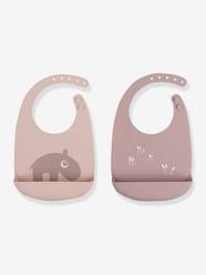 -Pack of 2 Silicone Bibs, Croco by DONE BY DEER
