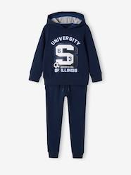 Boys-Sets-Sports Combo in Fleece, Hoodie + Joggers, for Boys