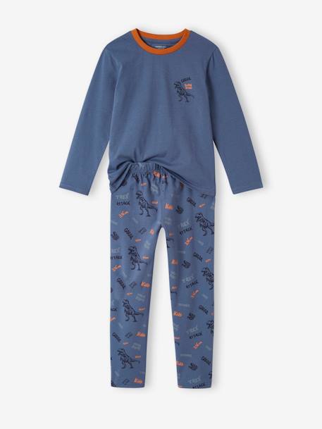 Pack of 2 Dino Pyjamas for Boys indigo 