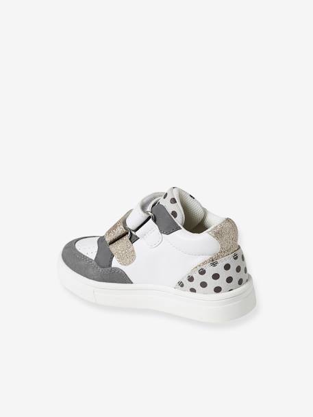 Trainers with Fancy Hook-&-Loop Fasteners, for Babies white 