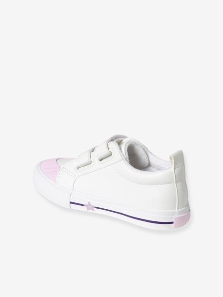 Hook-and-Loop Trainers for Girls, Designed for Autonomy white 