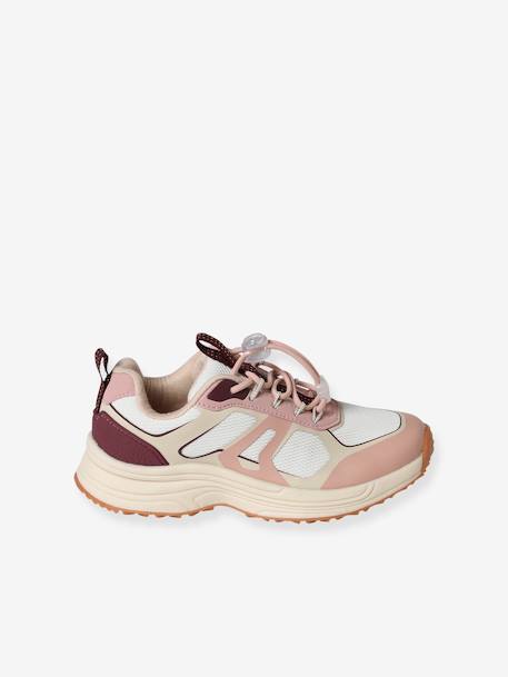 Elasticated Trainers with Thick Soles for Girls nude pink 