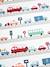 Children's Fitted Sheet, Auto City Theme Beige/Print 