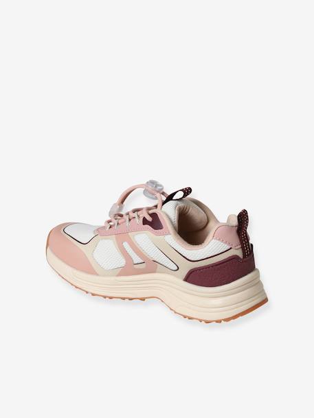 Elasticated Trainers with Thick Soles for Girls nude pink 