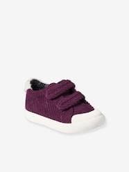 Shoes-Fabric Trainers with Hook-&-Loop Straps for Babies