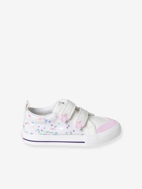 Hook-and-Loop Trainers for Girls, Designed for Autonomy white 