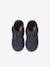 Indoor Shoes in Smooth Leather with Hook-&-Loop Strap, for Babies printed blue 