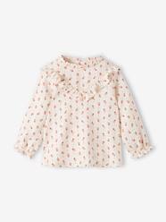 Baby-Blouses & Shirts-Fluid Floral Blouse for babies