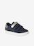 Hook-and-Loop Trainers in Leather for Girls navy blue 