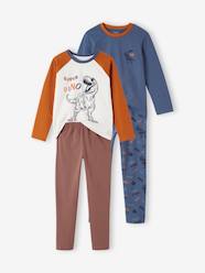 -Pack of 2 Dino Pyjamas for Boys