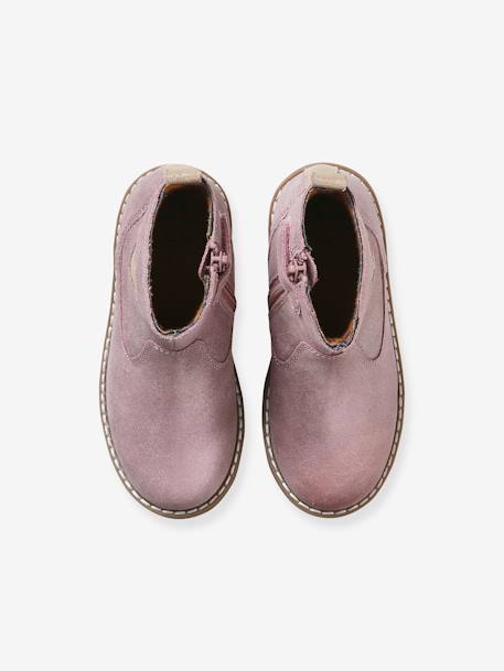 Leather Boots for Girls, Designed for Autonomy rose 