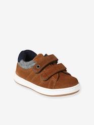Shoes-Boys Footwear-Trainers-Hook&Loop Leather Trainers for Children, Designed for Autonomy