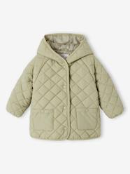 Baby-Outerwear-Padded Jacket with Hood, for Babies