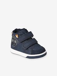 Shoes-Baby Footwear-Baby Boy Walking-Trainers-Hook-and-Loop High-Top Trainers for Babies