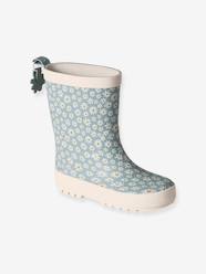 Printed Natural Rubber Wellies for Children, Designed for Autonomy