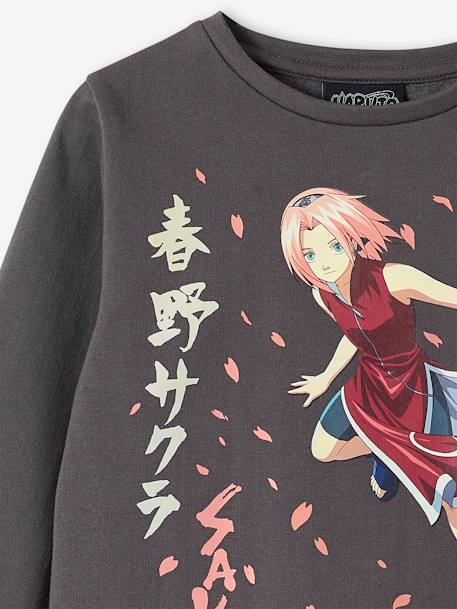 Naruto® Sakura Sweatshirt for Girls grey 