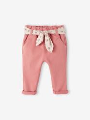 Trousers with Fabric Belt for Babies