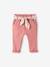 Trousers with Fabric Belt for Babies old rose 
