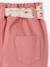 Trousers with Fabric Belt for Babies old rose 