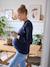 Fleece Sweatshirt, Maternity & Nursing Special navy blue 