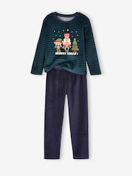 Boys-Nightwear-Christmas Velour Pyjamas for Boys