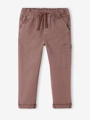 -Coloured Cargo Trousers for Boys