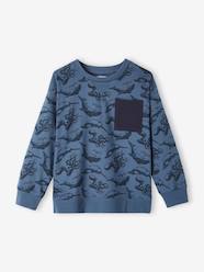 -Printed Sweatshirt-Style Top for Boys