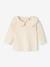 Long Sleeve Top with Peter Pan Collar, for Babies aqua green+Beige+pale pink 