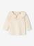 Long Sleeve Top with Peter Pan Collar, for Babies aqua green+Beige+pale pink 
