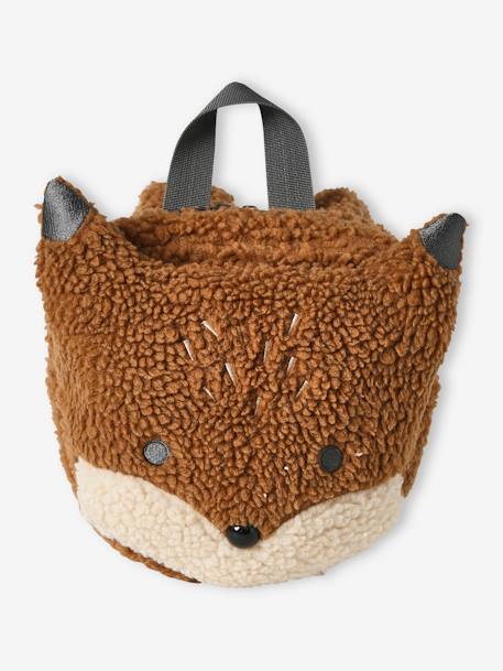 Fox Backpack in Sherpa, for Children ginger 