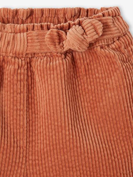 Corduroy Shorts for Babies rust 