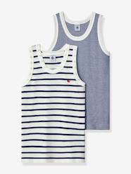 Pack of 2 Organic Cotton Tank Tops by Petit Bateau