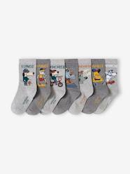 Boys-Pack of 7 Pairs of "Mascots" Weekday Socks for Boys