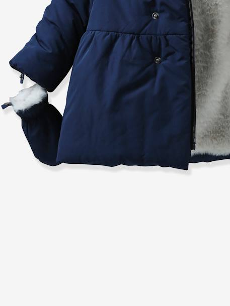 Warm Jacket for Babies, by CYRILLUS navy blue 