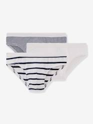 Boys-Underwear-Pack of 3 Briefs by Petit Bateau