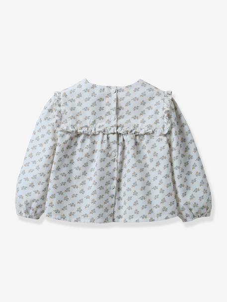 Kate Blouse for Babies, by CYRILLUS printed blue 