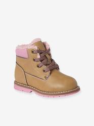 Shoes-Girls Footwear-Boots with Laces & Furry Lining, for Girls, Designed for Autonomy