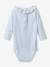 Smocked Bodysuit in Organic Cotton for Babies, by CYRILLUS white 