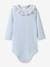 Smocked Bodysuit in Organic Cotton for Babies, by CYRILLUS white 