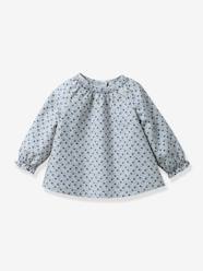 Baby-Blouses & Shirts-Smocked Blouse for Babies, by CYRILLUS
