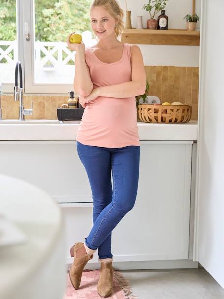 Skinny maternity jeans black+brut denim+stone 