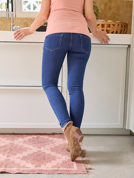 Skinny maternity jeans black+brut denim+stone 