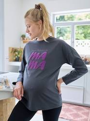 Maternity-T-shirts & Tops-Top with Message for Maternity